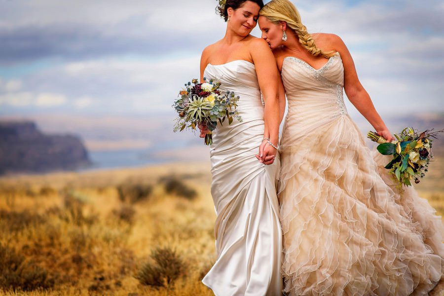 Angelique and Sarah’s wedding at Cave B Inn & Spa in Quincy, Washington.