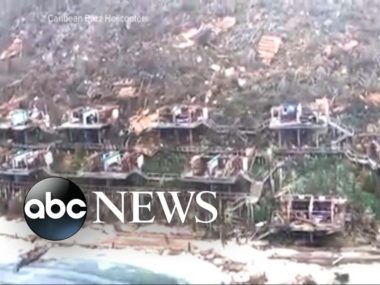 After Mass Hurricane Irma continues north and slams the Bahamas