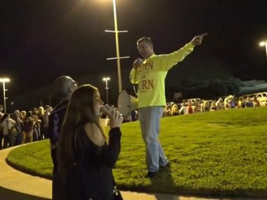 LAS VEGAS RIGHT BEFORE THE SHOOTING – PREACHERS WARNING SINNERS TO REPENT.