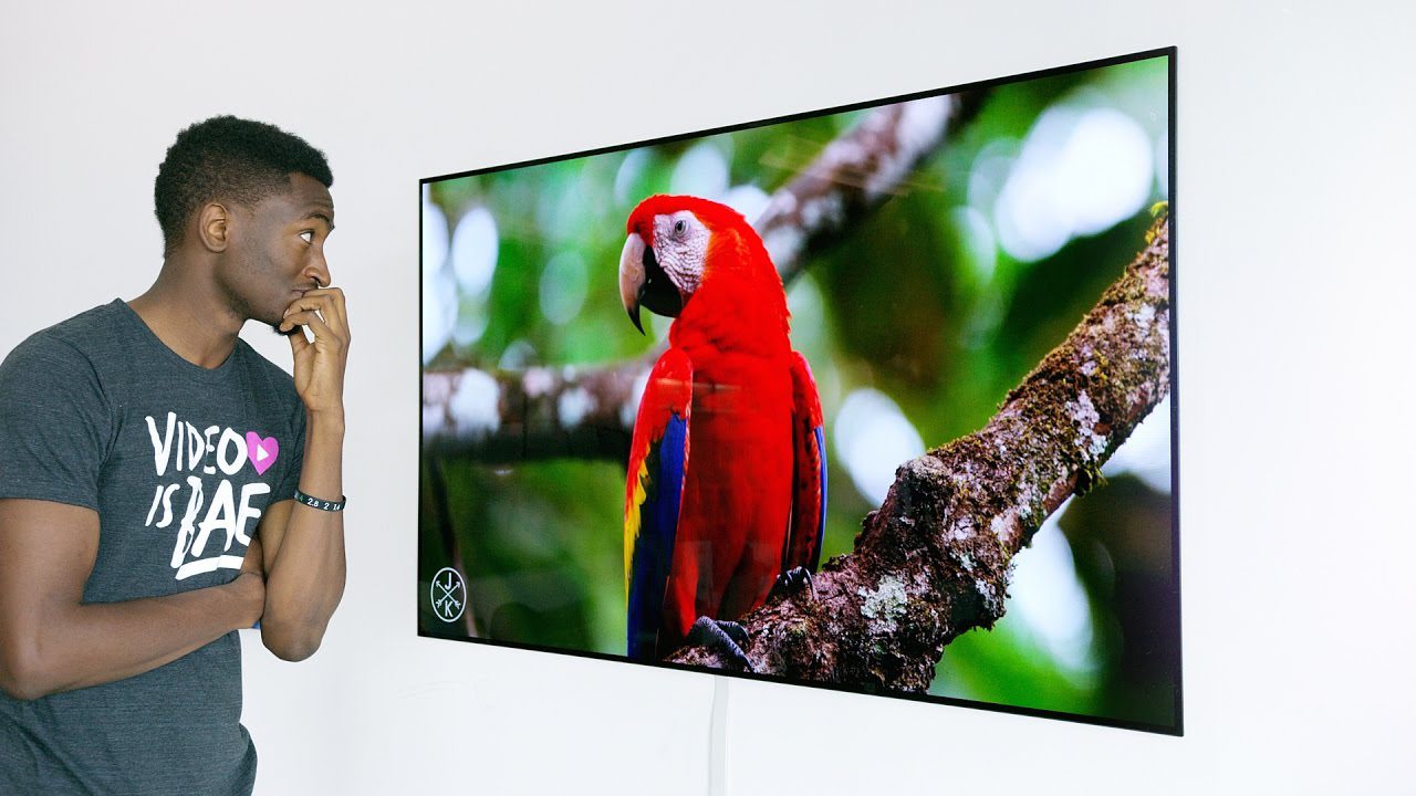 The 4K OLED Wallpaper TV