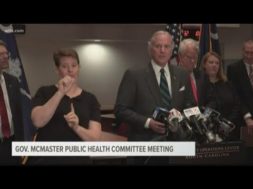 South Carolina governor urges people not to panic over coronavirus