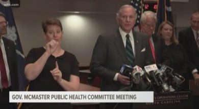 South Carolina governor urges people not to panic over coronavirus