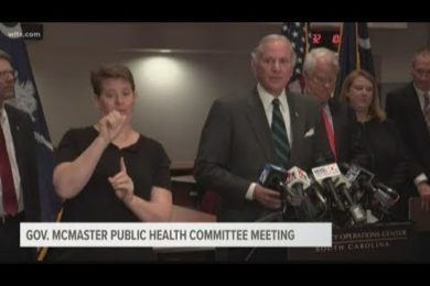 South Carolina governor urges people not to panic over coronavirus