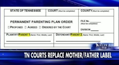 Days of Lot : Tennessee replaces ‘mother’ and ‘father’ on State Documents