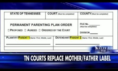Days of Lot : Tennessee replaces ‘mother’ and ‘father’ on State Documents