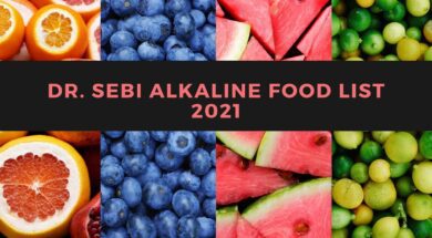 Dr Sebi Alkaline Food List 2021 (Alkaline Diet)