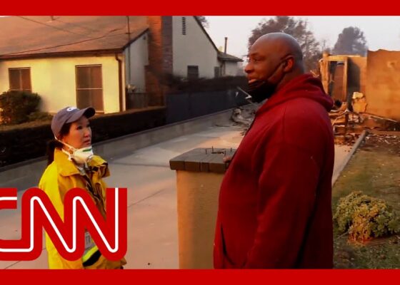 In fire-ravaged neighborhood, see home that was ‘touched by God’