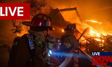 LIVE California Fires: Palisades fire, Eaton fire, Hurst fire, Woodley fires, Sunset fire