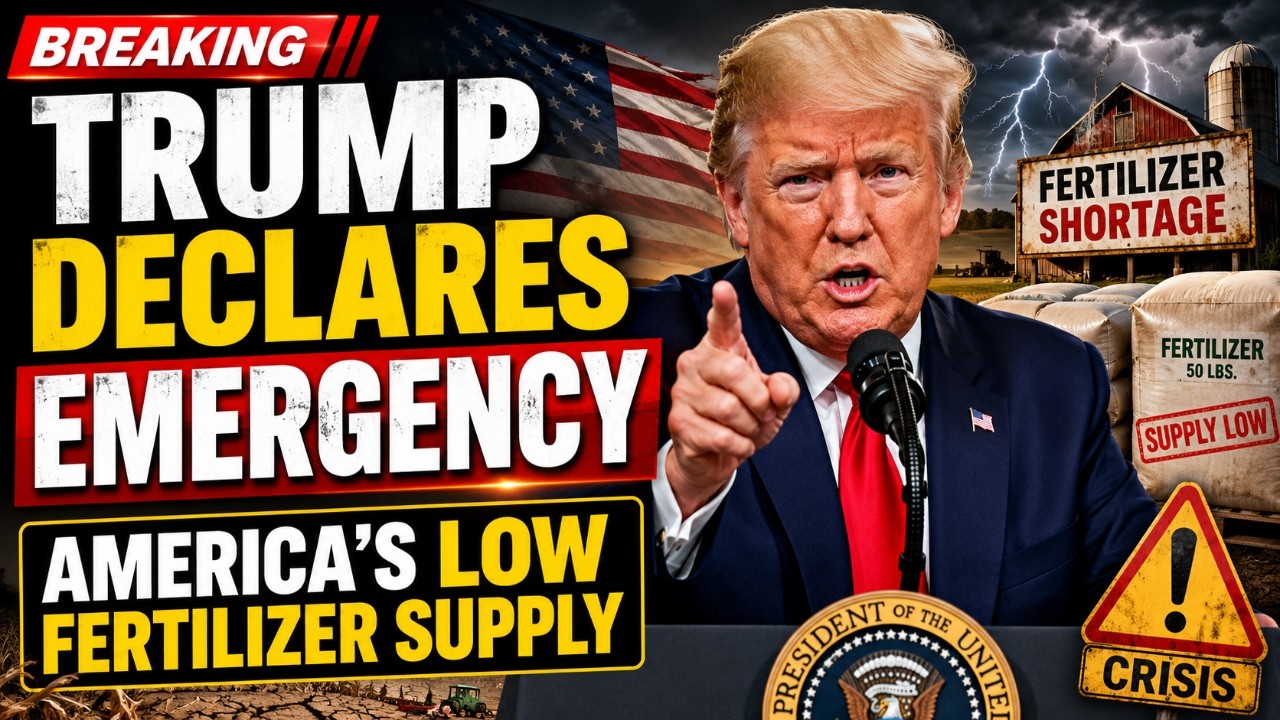 Trump Just Declared an Emergency Over America’s Low Fertilizer Supply