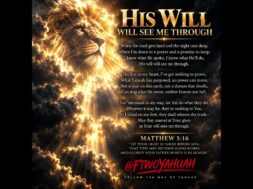 HIS WILL WILL SEE ME THROUGH